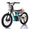 Colorful kids electric dirt bike with knobby tires