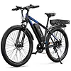Black DUOTTS electric fat tire bike with rear rack