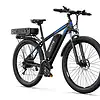 Black DUOTTS electric fat tire bike with rear rack