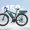 Black DUOTTS electric bike with dual batteries