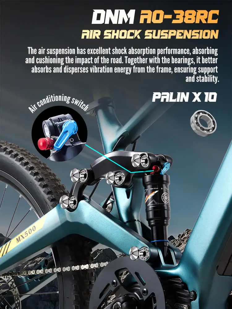 DNM AO-38RC air shock mountain bike suspension