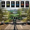 E-bike handlebar LCD display showing speed and battery